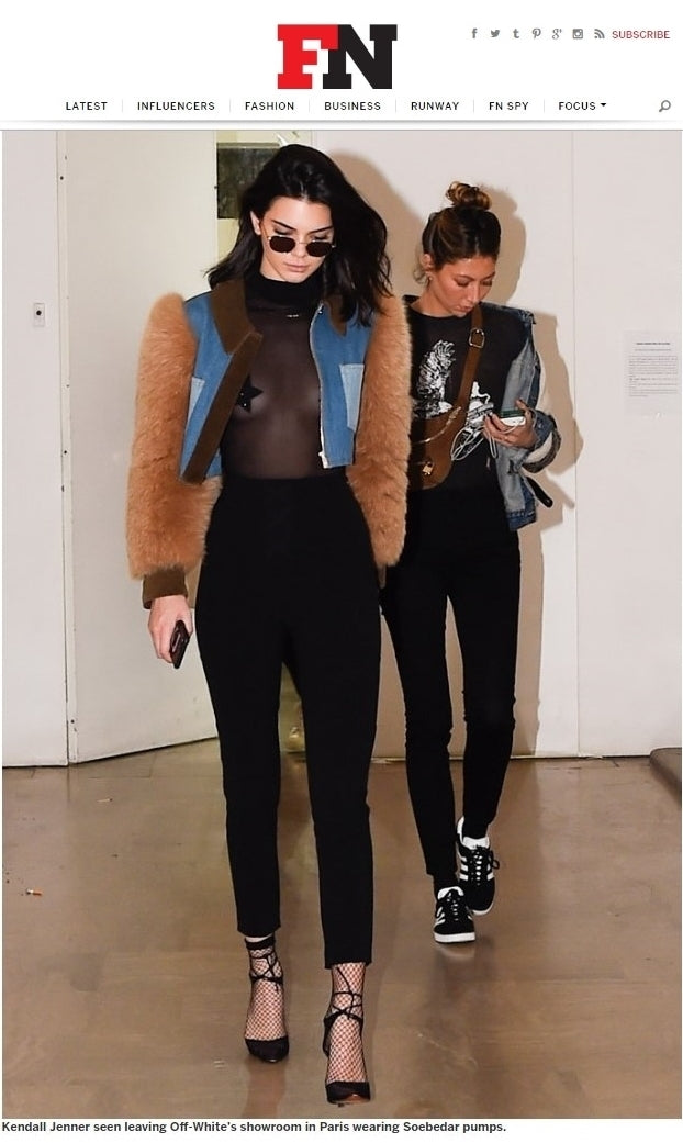 KENDALL JENNER IS LOVING SOEBEDAR - FOOTWEARNEWS.COM