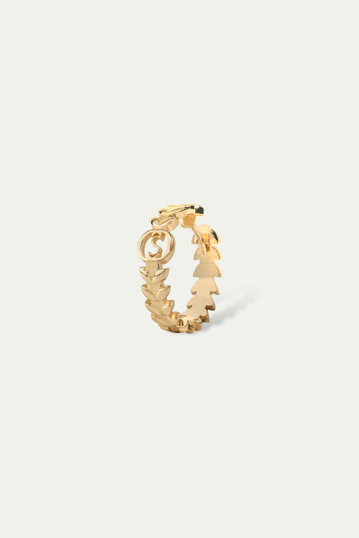 Foliage Logo Earrings