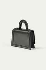 June nano leather top handle bag